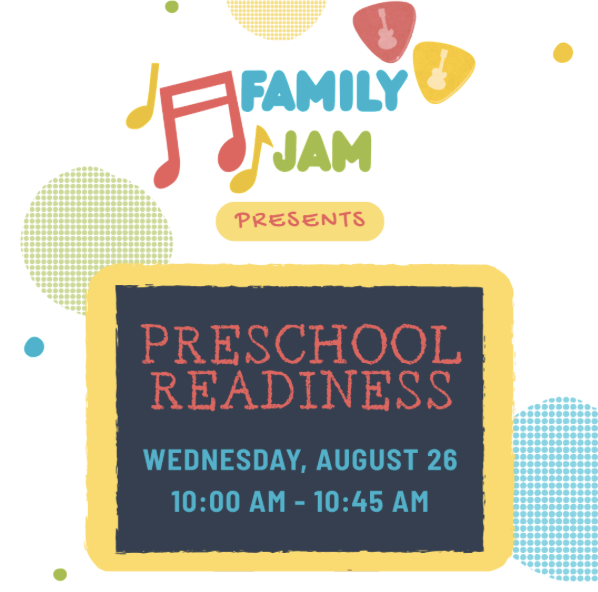 Preschool Readiness Jam flyer